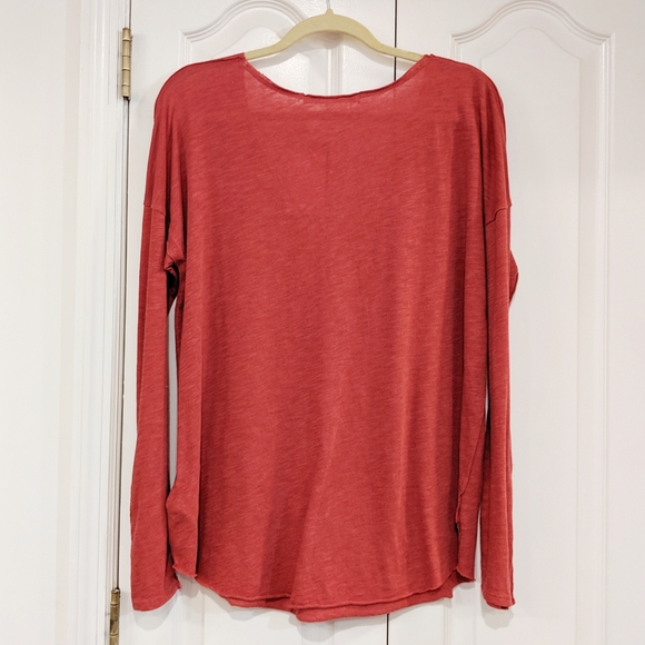 NWT Free People Sienna Snap Long Sleeve Top - Picture 8 of 8